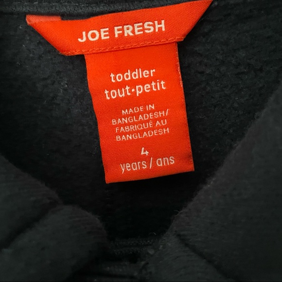 Joe Fresh toddler size 4 sweater coat with buttons nwot great for spring navy - Picture 3 of 4